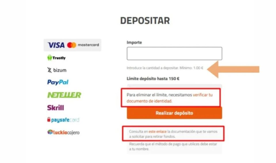 luckia casino con bizum