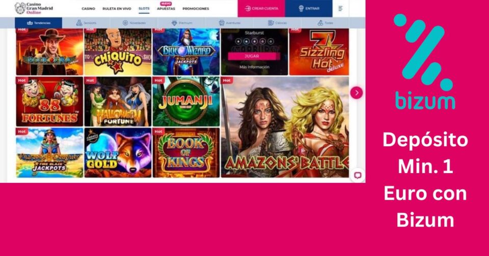 casino con bizum gran madrid