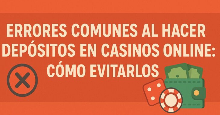 errores comunes al hacer depositos en casinos online