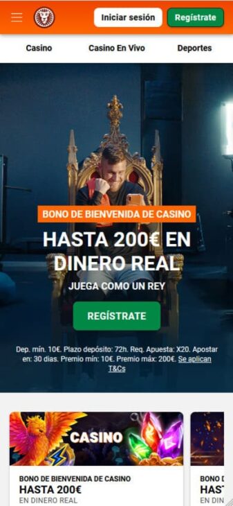 Bono de bienvenida de LeoVegas