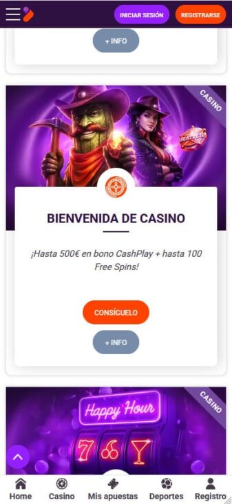 Bono de bienvenida de Tonybet