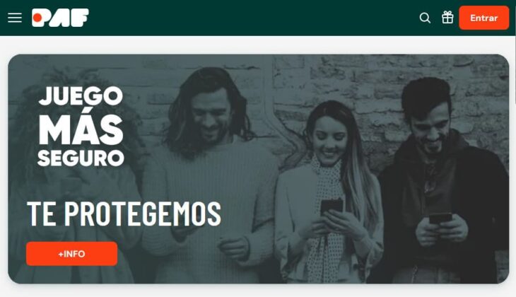 Juego seguro en Paf