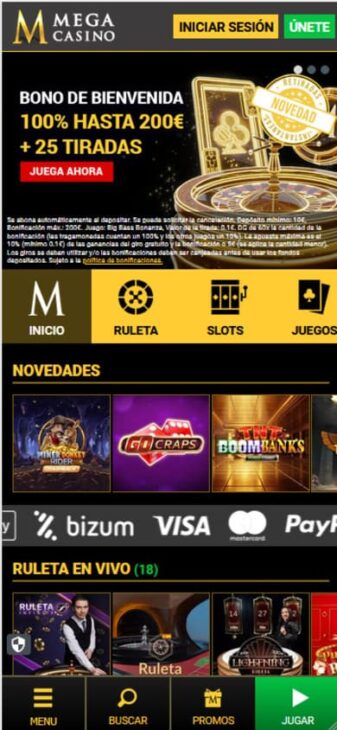 Lobby Mega Casino